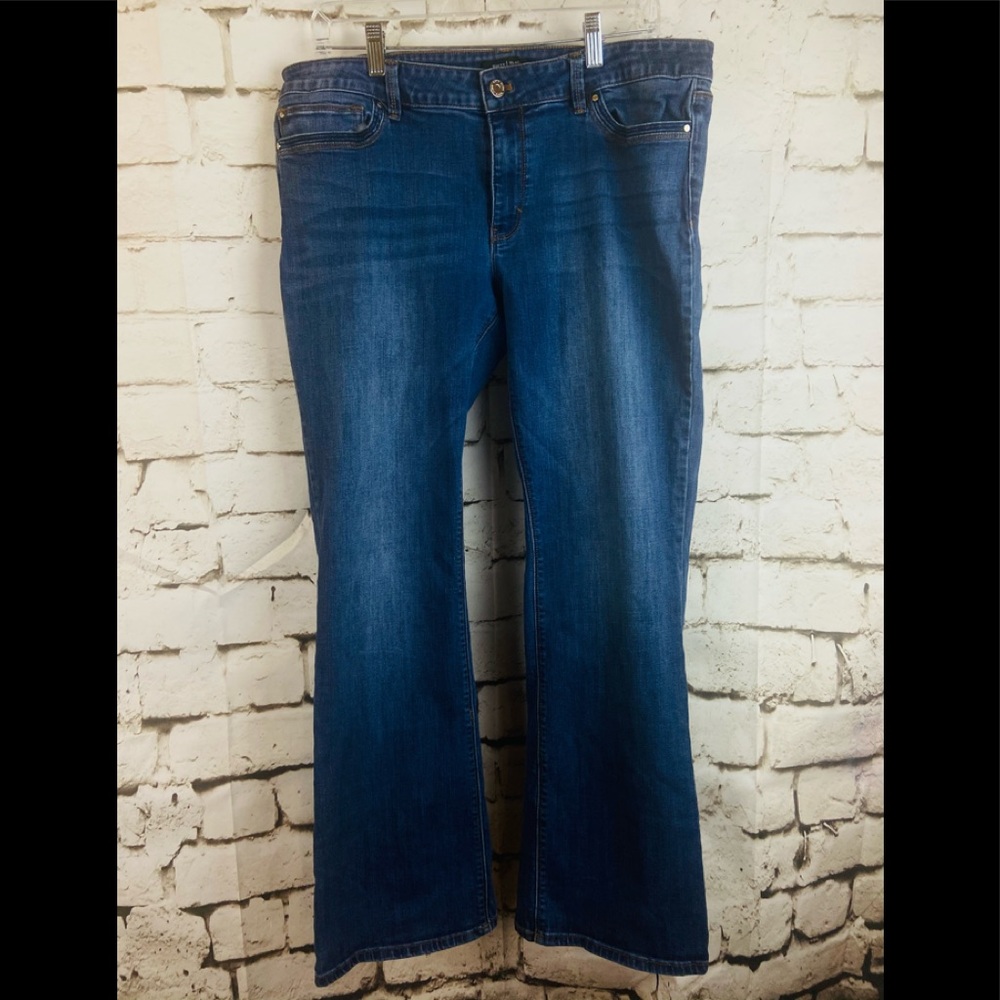 White House Black Market Boot Cut Size 14S